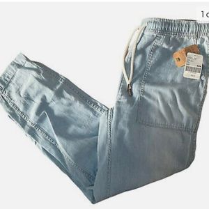 NWT Roots Canada Women’s Chambray Jean Pull-On Pants